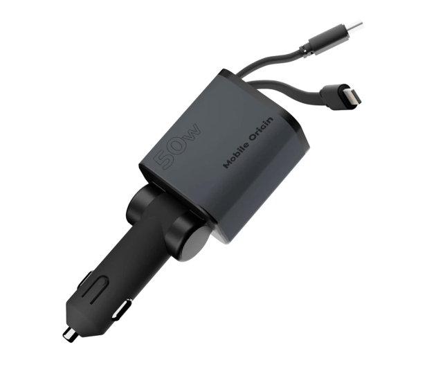 Mobile Origin Car Charger CA28 4in1 USB-C USB-A USB-C and Lightning Cable - 1502705 - zdjęcie 3